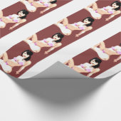 LivingDoll 5 Geschenkpapier (Ecke)