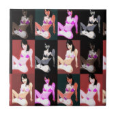 LivingDoll 7 Collage Fliese (Vorderseite)