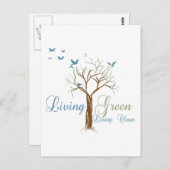 LivingGreen Postkarte (Vorne/Hinten)