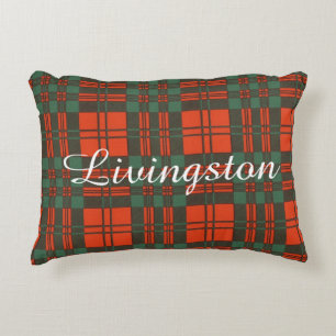 Livingston-Clan karierter schottischer Tartan Zierkissen