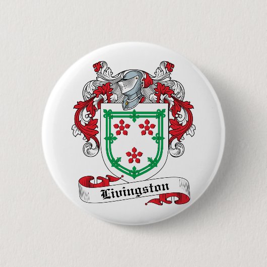 Livingston-Familienwappen Button (Vorderseite)