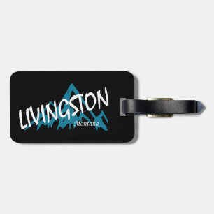 Livingston Montana Berg Gepäckanhänger