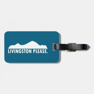 Livingston Montana Bitte Gepäckanhänger