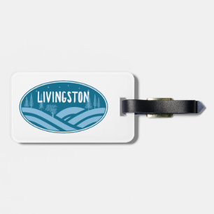 Livingston Montana im Freien Gepäckanhänger