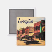 Livingston Montana Magnet (Vorderseite/Rückseite)
