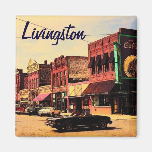 Livingston Montana Magnet (Vorne)