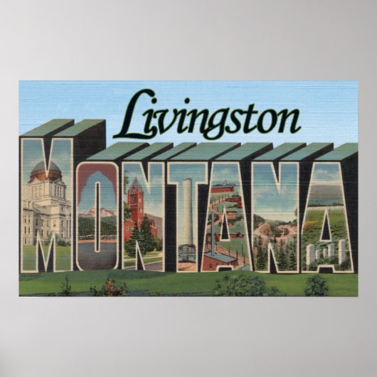 Livingston, Montana Poster (Vorne)