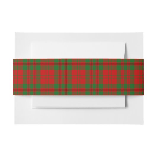 Livingston Scottish Tartan Belly Band (Vorderseite Beispiel)