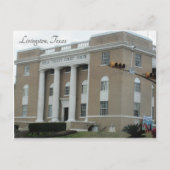 Livingston, Texas ~ Polk Landkreis Court House Postkarte (Vorderseite)