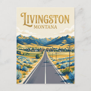 Livingston USA Postkarte