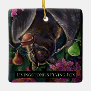 Livingstone-Fliegenfuchs Keramikornament