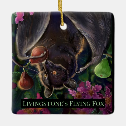 Livingstone Fling Fox Keramikornament (Vorderseite)