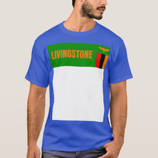 Livingstone Stadt in Sambia T-Shirt