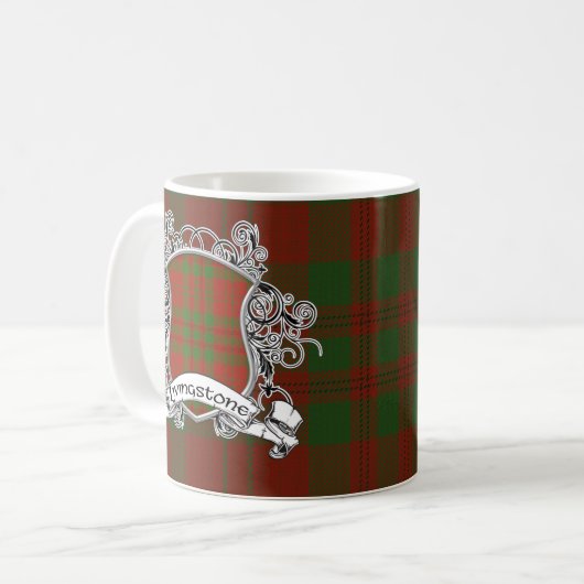 Livingstone Tartan-Schild Kaffeetasse (Vorderseite Links)