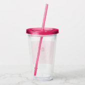 Liviys Cares Logo Acryltrinkbecher (Rückseite)