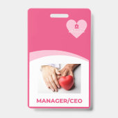 Liviys Cares Logo Ausweis (Front)