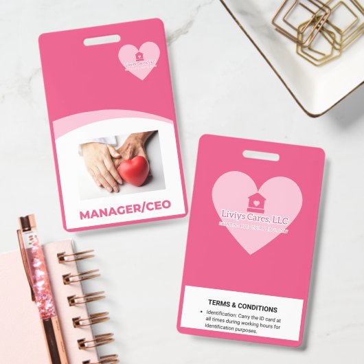 Liviys Cares Logo Ausweis (Office)