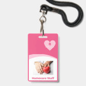 Liviys Cares Logo Ausweis (Front with Lanyard)