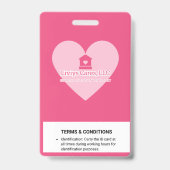 Liviys Cares Logo Ausweis (Back)