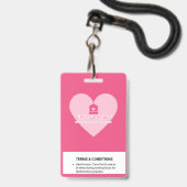 Liviys Cares Logo Ausweis (Back with Lanyard)