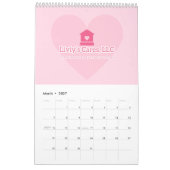 Liviys Cares Logo Kalender (Mär 2027)