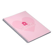 Liviys Cares Logo Notebook Notizblock (Rechte Seite)