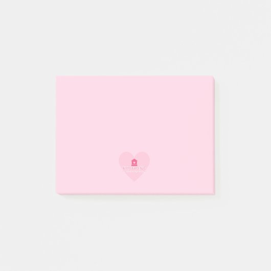 Liviys Cares Logo Post-it Klebezettel (Vorderseite)