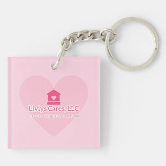 Liviys Cares Logo Schlüsselanhänger