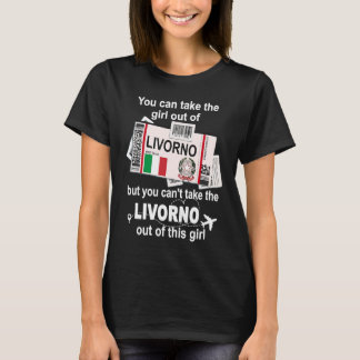 Livorno Boarding Pass Livorno Mädchen Livorno T-Shirt