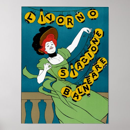 Livorno ~ Stagione Balneare Poster (Vorne)