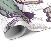 Livros para ler geschenkpapier (Rolleneckpunkt)