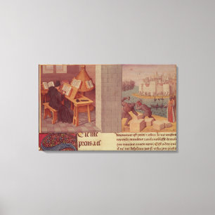 Livy Schreiben und die Grundlage von Rom Leinwanddruck