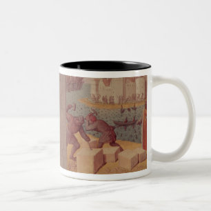 Livy Schreiben und die Grundlage von Rom Zweifarbige Tasse