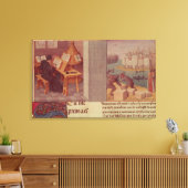 Livy Writing und die Stiftung von Rom Leinwanddruck (Insitu (Wohnzimmer))