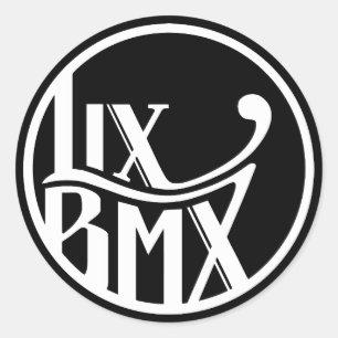 LixBMX-Aufkleber Runder Aufkleber
