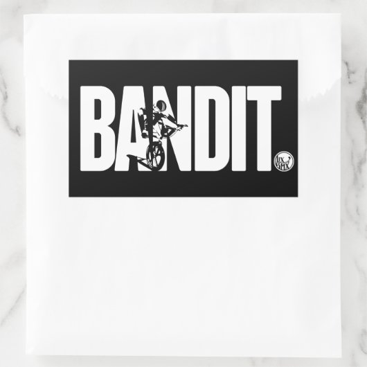 LixBMX "Bandit"-Aufkleber Rechteckiger Aufkleber (Tasche)