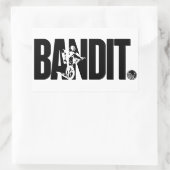 LixBMX 'Bandit' Vintager BMX-Aufkleber Rechteckiger Aufkleber (Tasche)