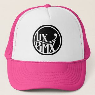 LixBMX Logo-Fernlastfahrer - Rosa Truckerkappe