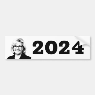 LIZ CHENEY 2024 AUTOAUFKLEBER