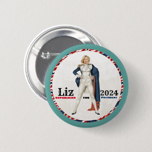 Liz Cheney 2024 Button (Vorne & Hinten)