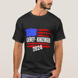 Liz Cheney Adam Kinzinger für Präsident 2024 T-Shirt
