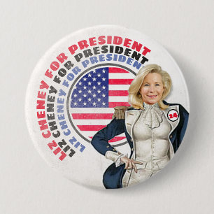 liz Cheney für Präsident '24 Button