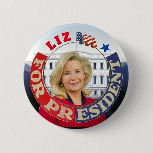 Liz Cheney für Präsident Button