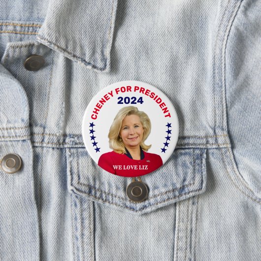 Liz Cheney für Präsident Button (Beispiel)