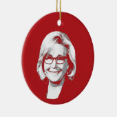 LIZ CHENEY KERAMIK ORNAMENT (Rechts)