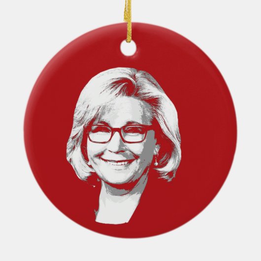LIZ CHENEY KERAMIK ORNAMENT (Hinten)