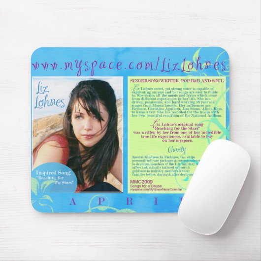 LIZ LOHNES von unserem Kalender 2009 - PROMO Mousepad (Mit Mouse)