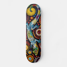 Lizard - Aborigine Style - Skateboard Deck