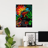 Lizard Amidt, die Grünen Poster (Heimbüro)