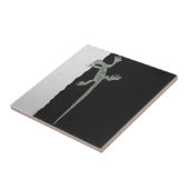 Lizard an der Mauer Fliese (Seite)